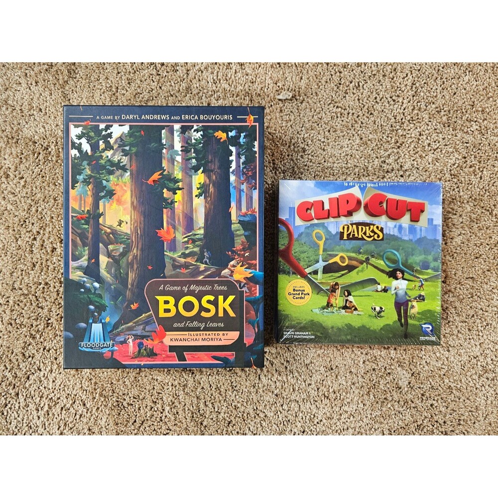Bosk Board game + Clip Cut Parks